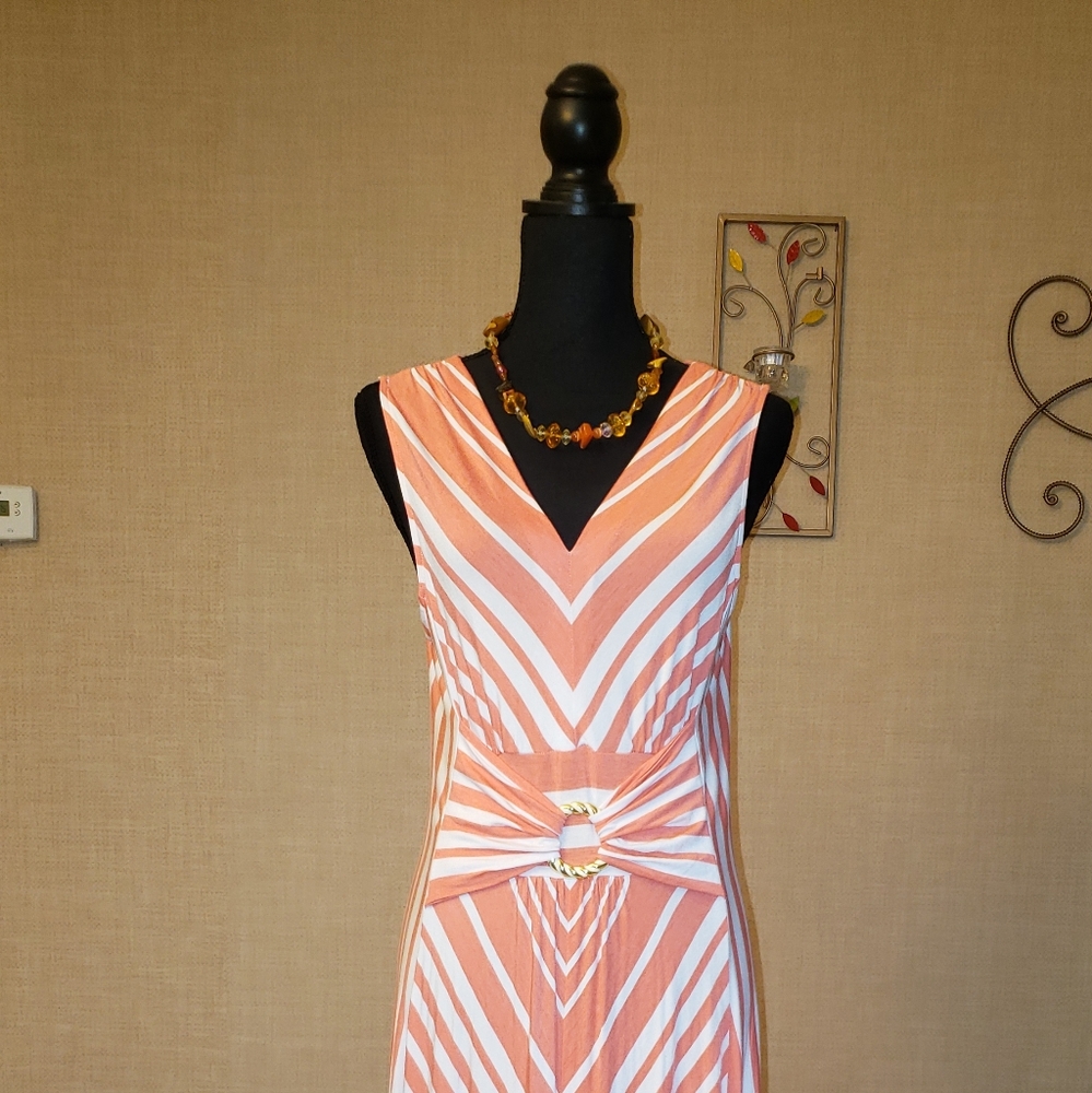 New Asymmetrical Sleevless Maxi Dress Size  XL